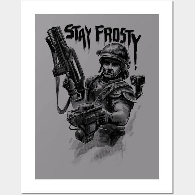 Stay Frosty Wall Art by bohater13